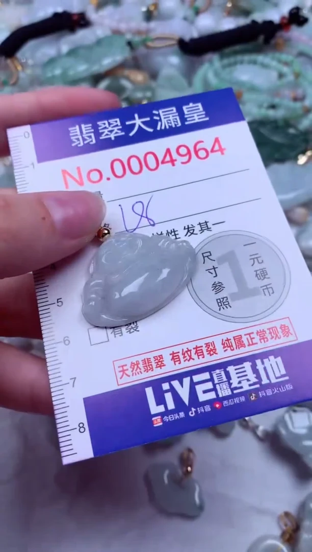 吊坠(不含链)未镶嵌翡翠4964