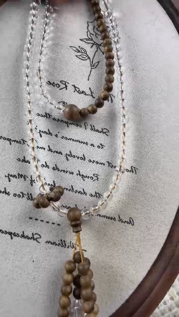 颈饰未镶嵌水晶天然水晶项链