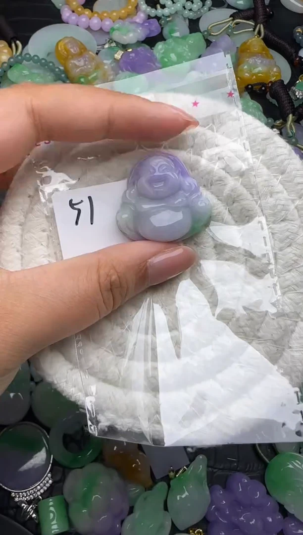颈饰未镶嵌翡翠缅甸翡翠吊坠