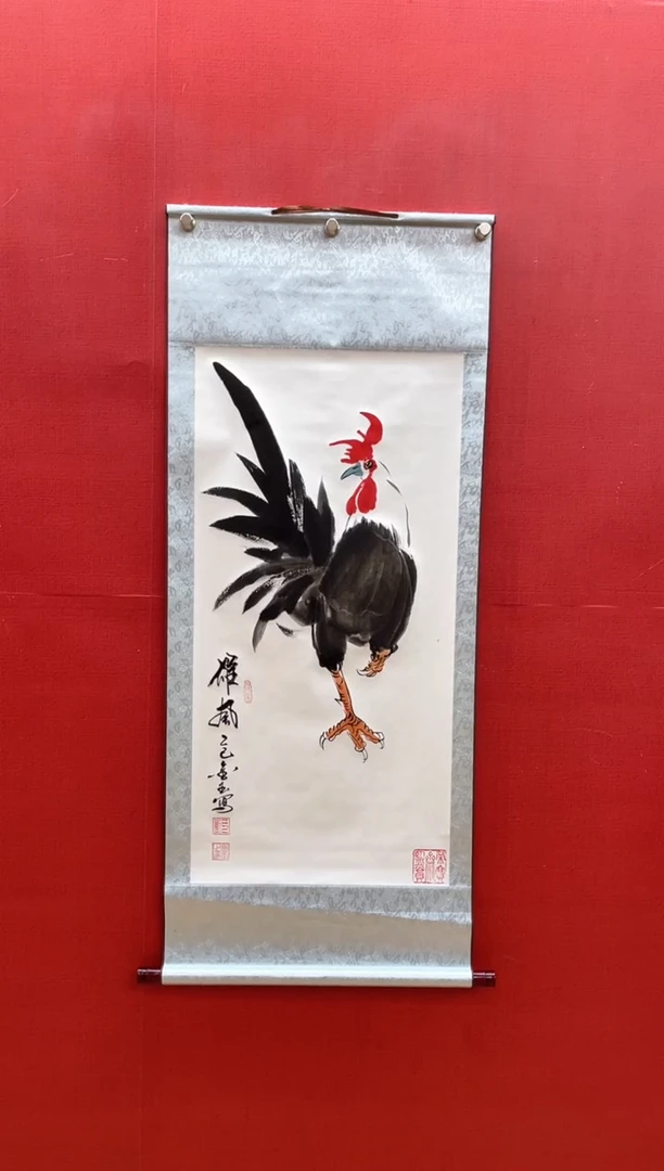 【闪购商品】国画【雄风】刘金玉教授亲笔手绘