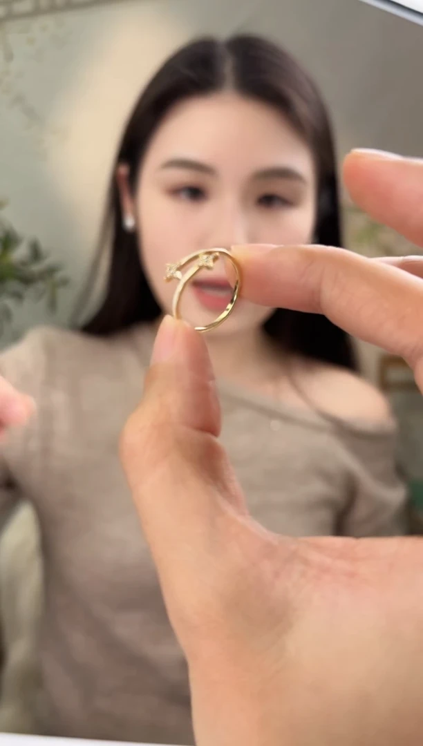 非金属无小星星戒指