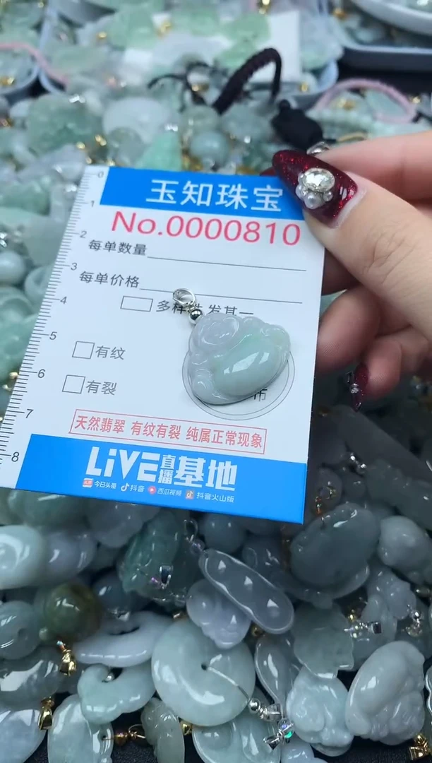 颈饰未镶嵌翡翠810