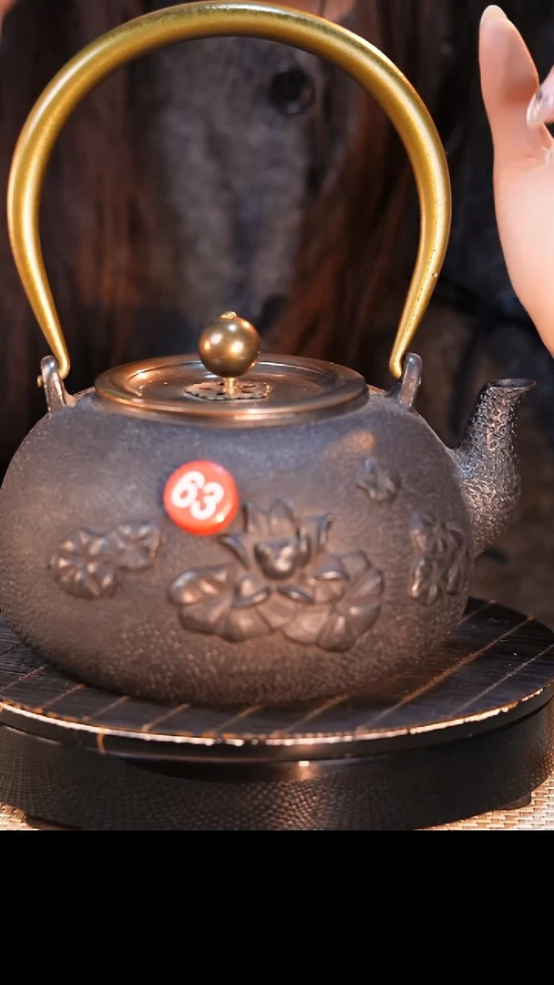 手工壶日本回流砂铁壶煮茶煮水-红63