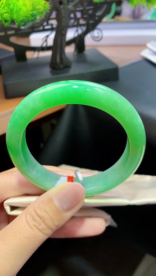 未镶嵌手镯翡翠c78天然缅甸A货翡翠58正圈