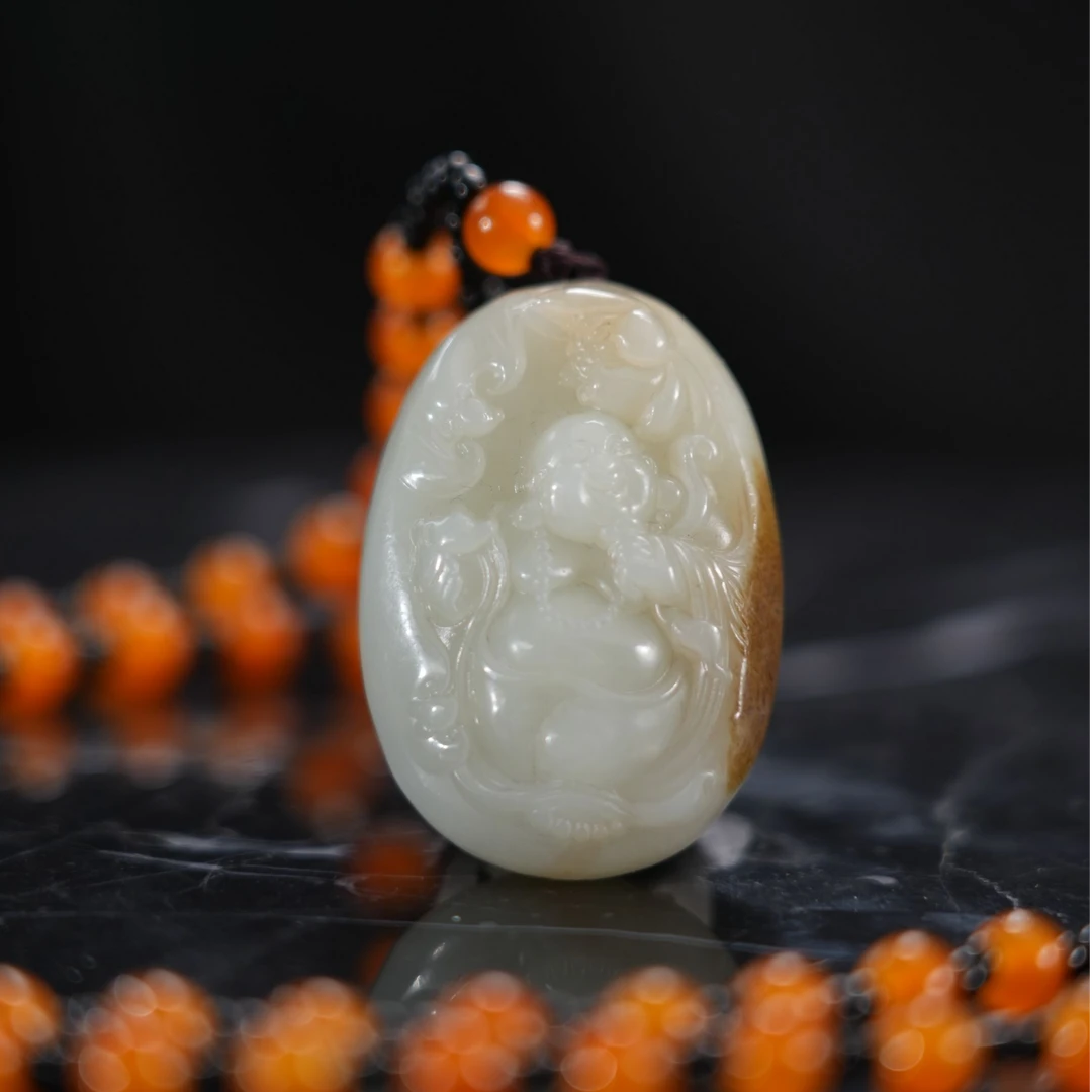 【臻玉之堂】107 弥勒佛 和田玉糖玉