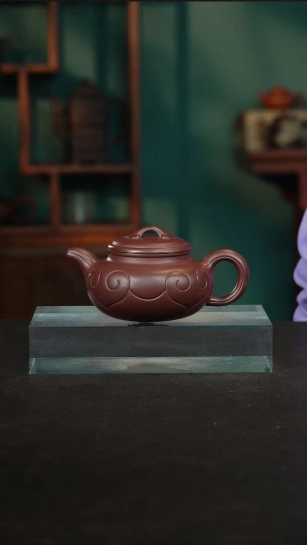 【闪购商品】紫砂茶壶13仿古如意
