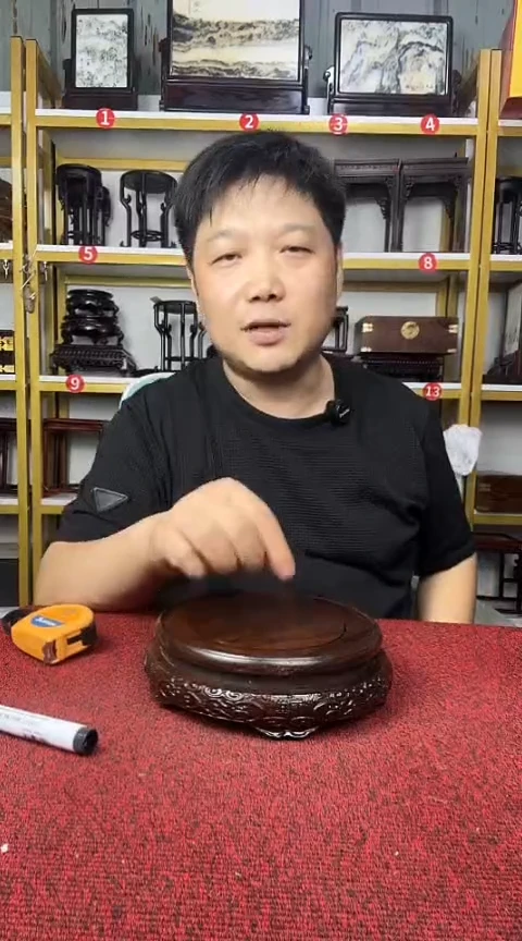 木大*人非洲黑檀15CM