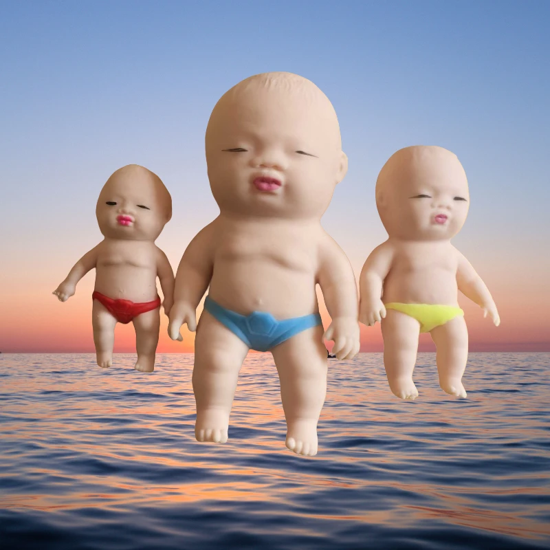 学校无聊打发时间玩具小黑人捏捏乐解压网红同款黑娃娃可爱玩具