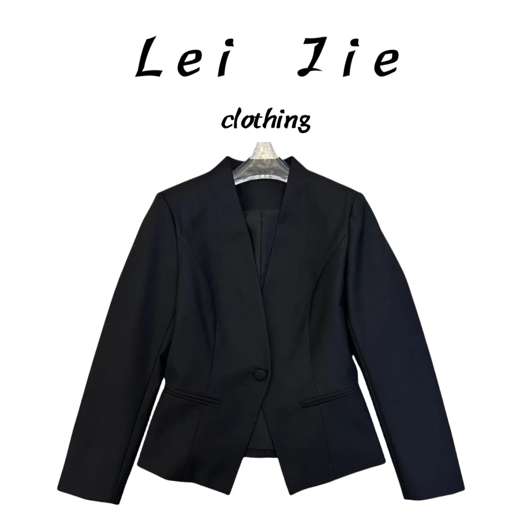 【Lei Jie】优雅裁剪修身显瘦西装52007