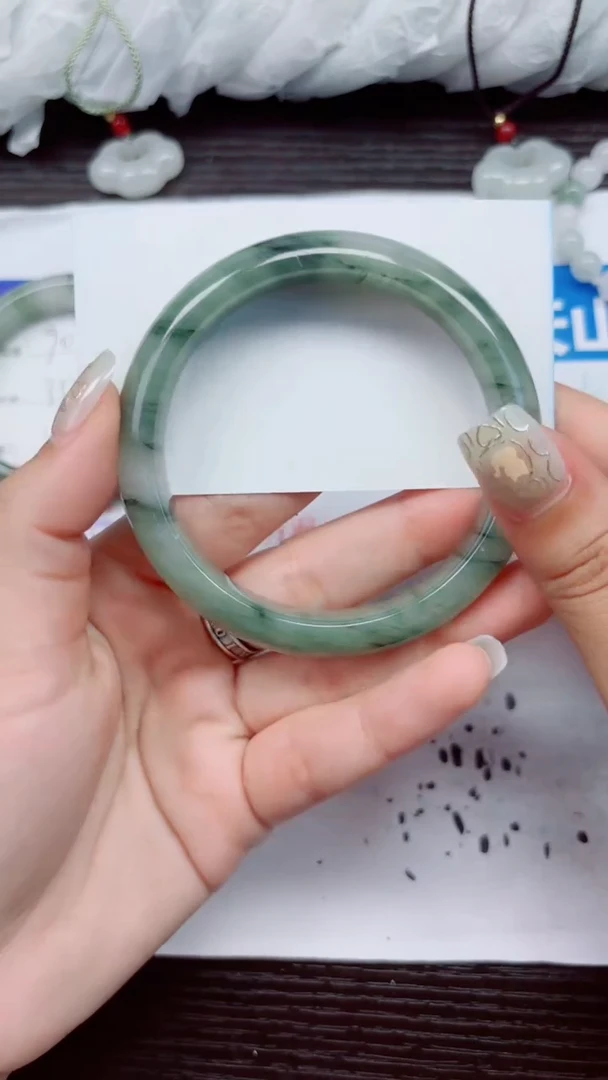 石英质玉手镯未镶嵌A91-60.61