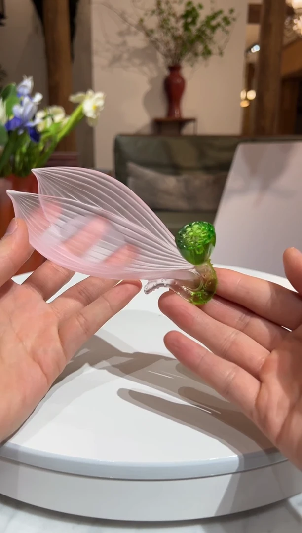 【闪购商品】摆件FML041花瓣艺术琉璃摆件