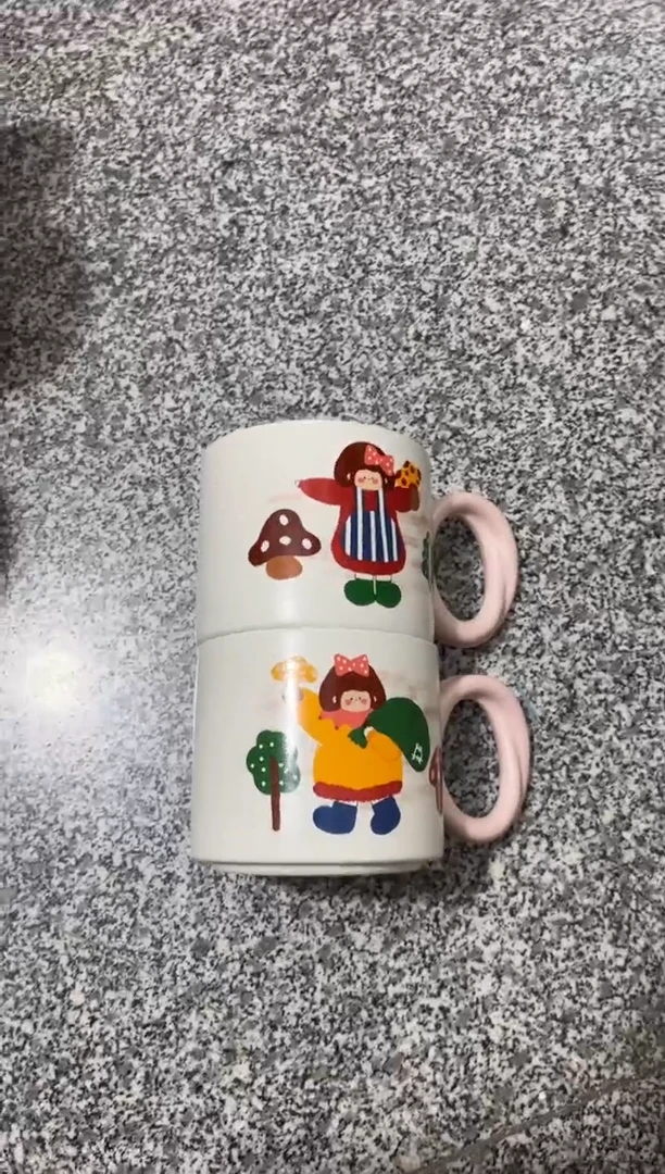 【闪购商品】瓷马克杯2个组