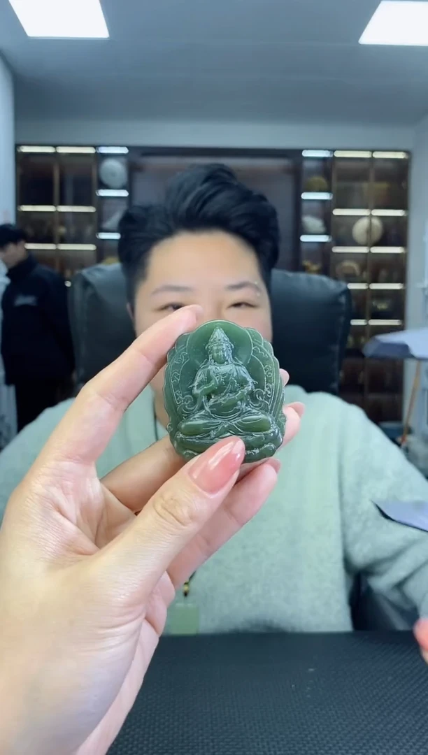 【闪购商品】和田玉颈饰未镶嵌观音清货2