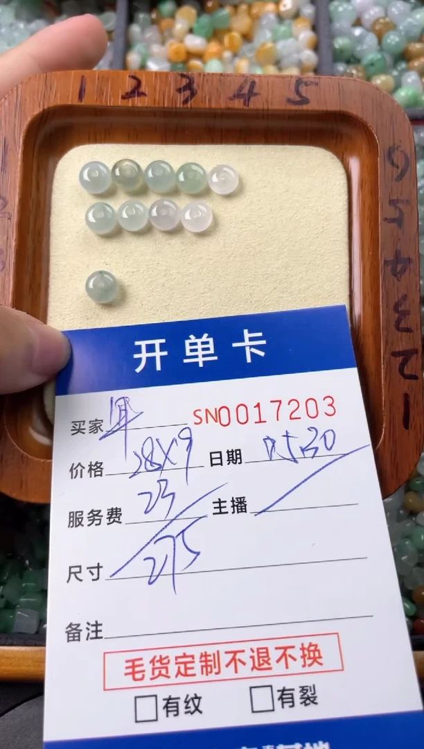 翡翠未镶嵌颈饰00017203