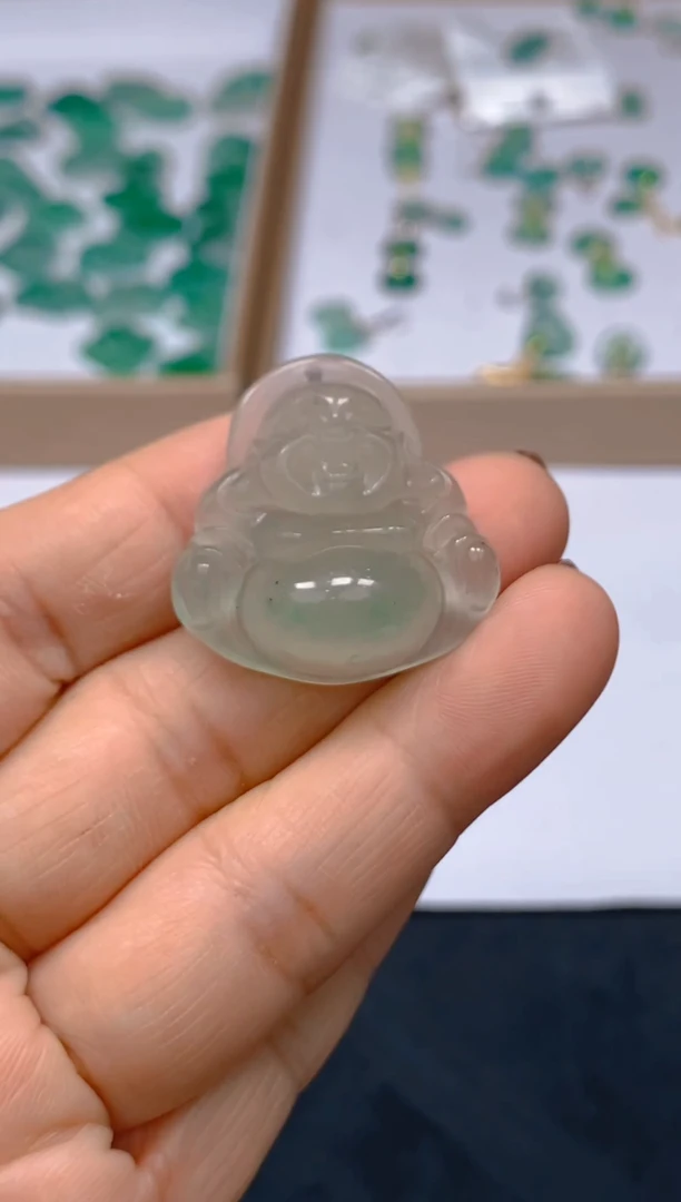 【闪购商品】石英质玉颈饰未镶嵌冰美人A货非洲翠