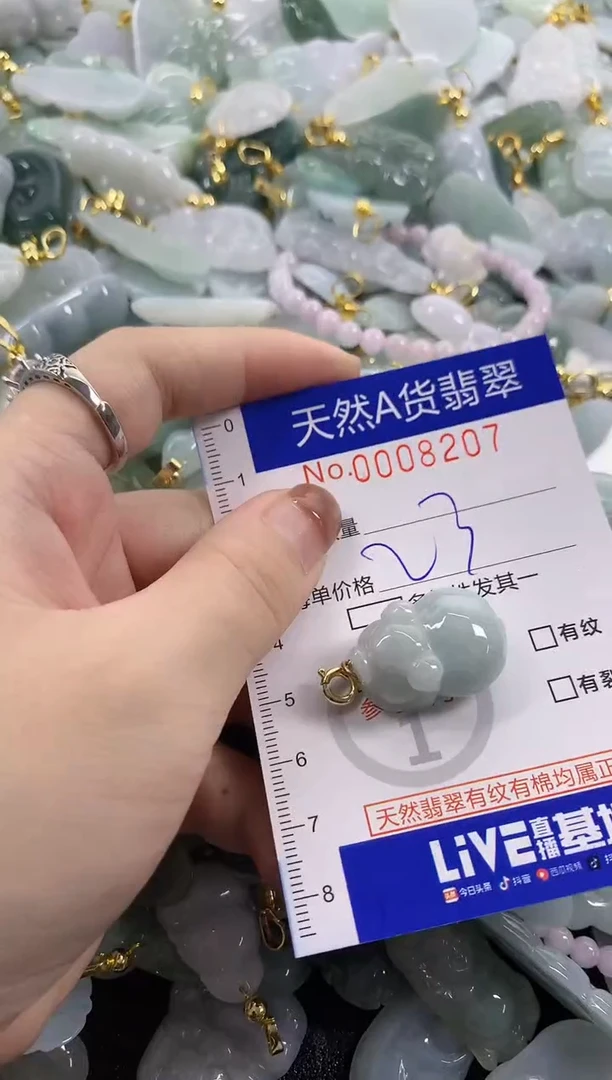颈饰未镶嵌翡翠天然A货翡翠