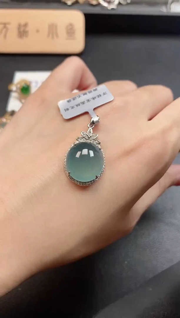 银S925镶嵌戒指翡翠51511