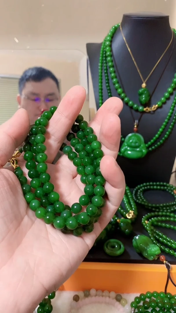 【闪购商品】和田玉（碧玉）项链未镶嵌8