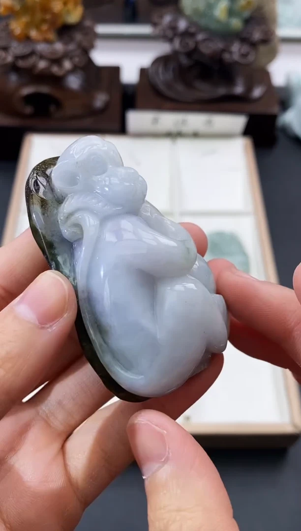 颈饰未镶嵌翡翠天然缅甸A货翡翠