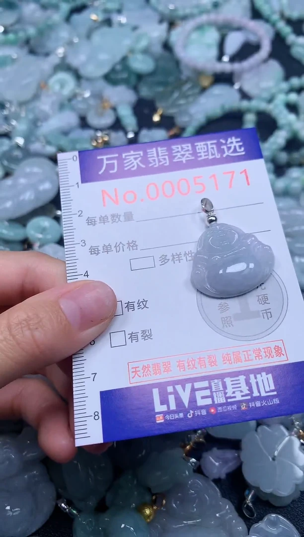吊坠(不含链)未镶嵌翡翠5171