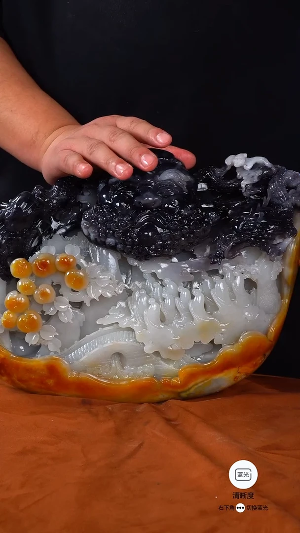 未镶嵌和田玉摆件028【防拍】达摩祖师论道图