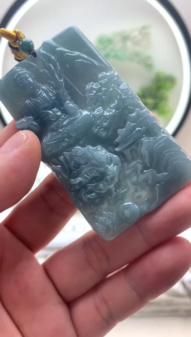 颈饰未镶嵌翡翠文殊