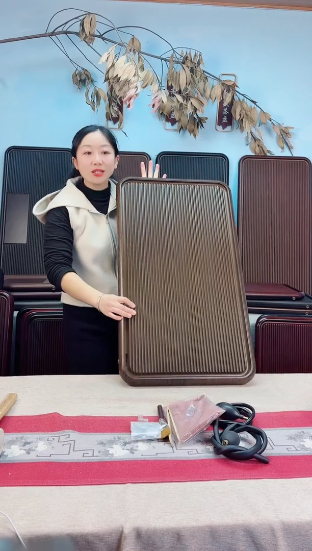 蜕*大海黄色款式茶盘80*45*4+桌席