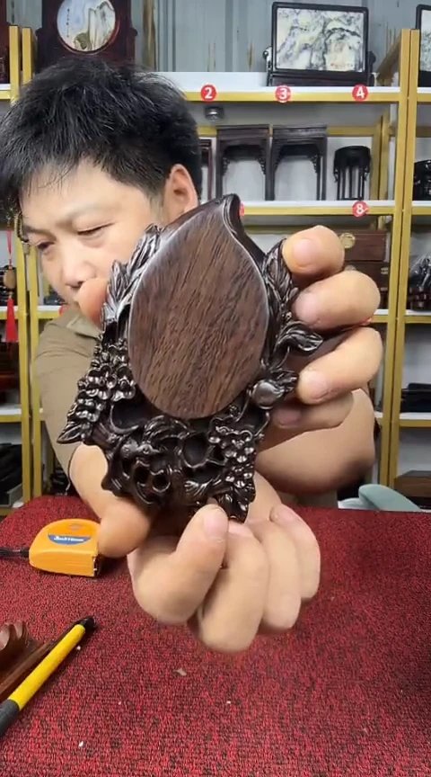 木14*10*2.4CM5.5CM黑檀底座