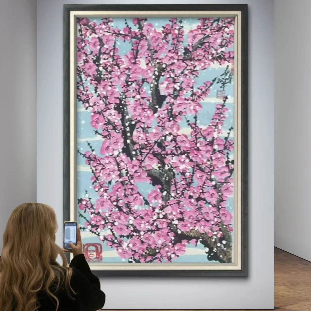 橱窗展示/山艺文化/ 杜宝才老师/宣纸国画/带证书（展示)不带框