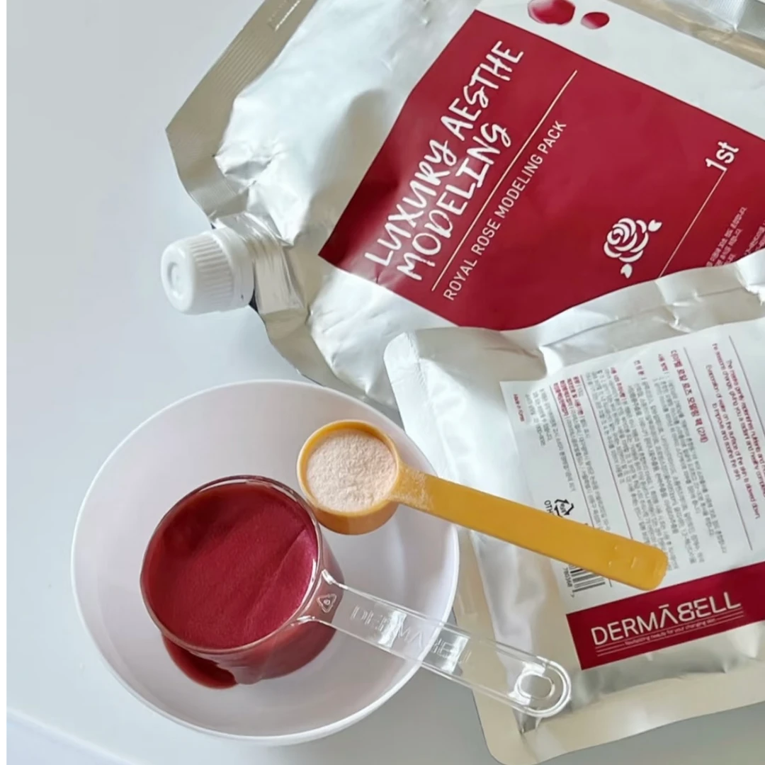 DERMABELL/德玛贝尔玫瑰水光凝胶软膜500ml凝时黄金面膜保湿涂抹