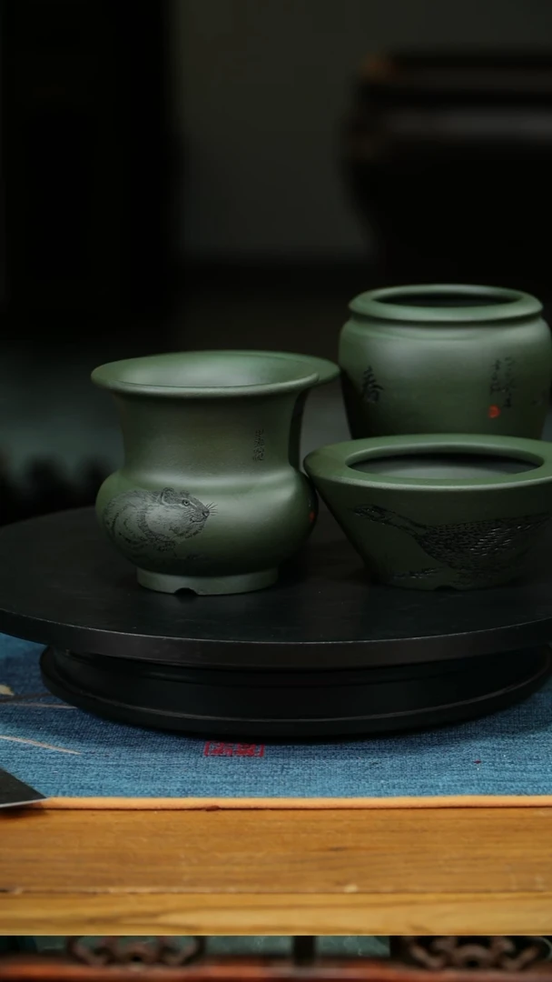 紫砂花盆5***望精品兰花盆