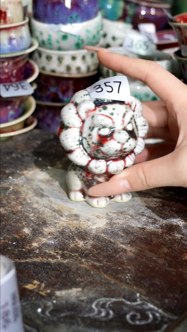 摆件精品窑变钧瓷茶器