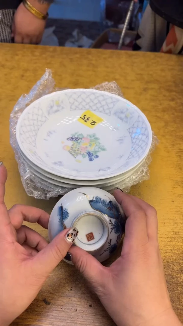 瓷器瓷器瑕疵破破235五件