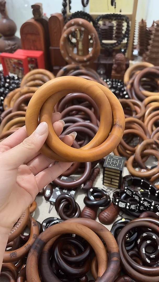 枣木乾坤圈一物一拍微瑕70