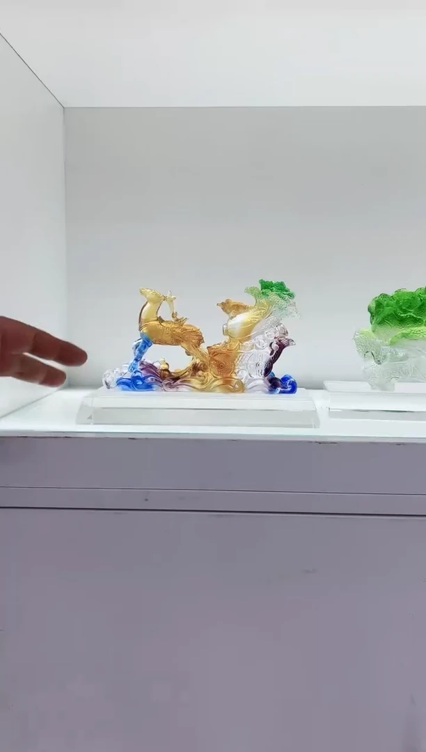 【闪购商品】茶宠古法琉璃一路发财