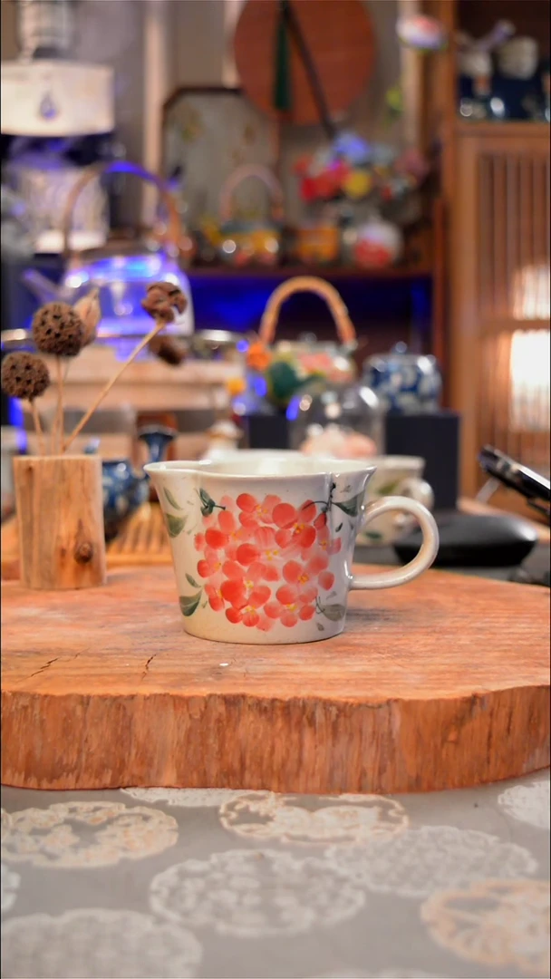 【闪购商品】摆件绣球花手工手绘手工手绘