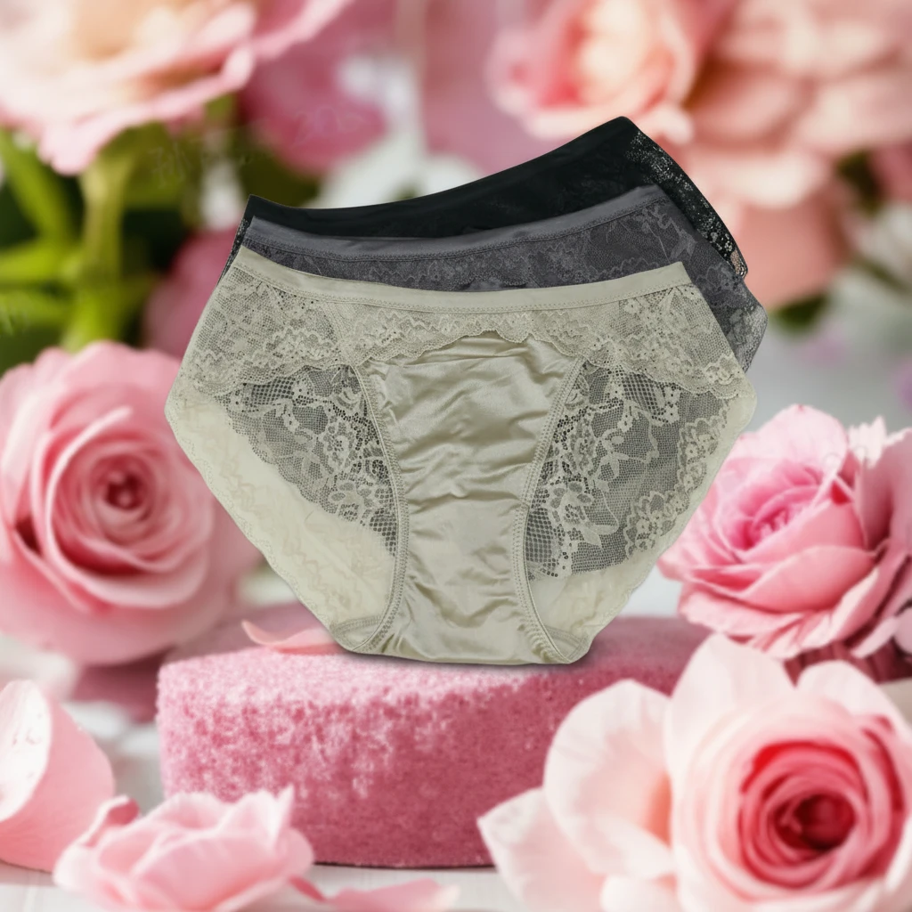 【1/3睦言2号张张】A601-A700女士内裤棉莫代尔冰丝蕾丝舒适透气