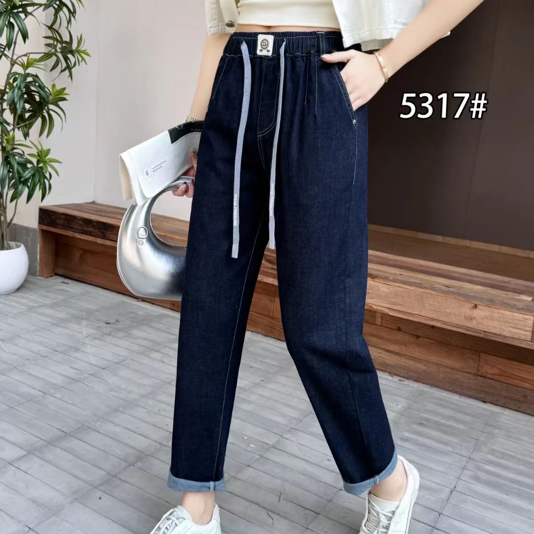 【TTE严选】2025春装魅力轩5317橡筋哈伦裤（0224-05）