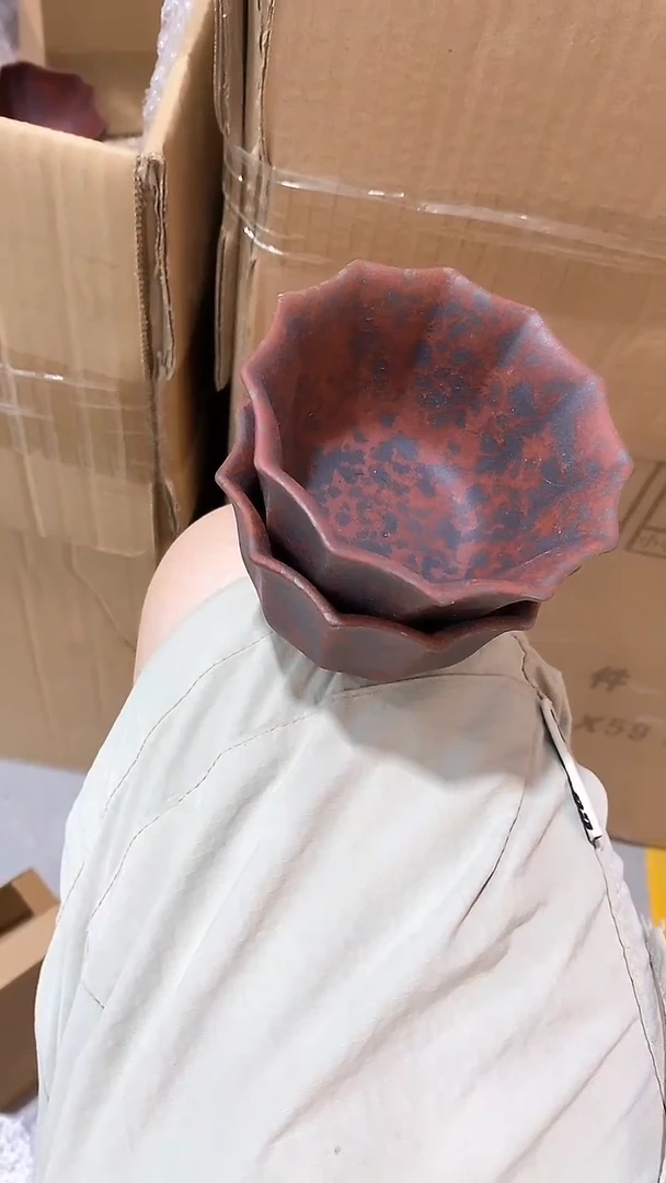 瓷片一对陶瓷茶具茶器