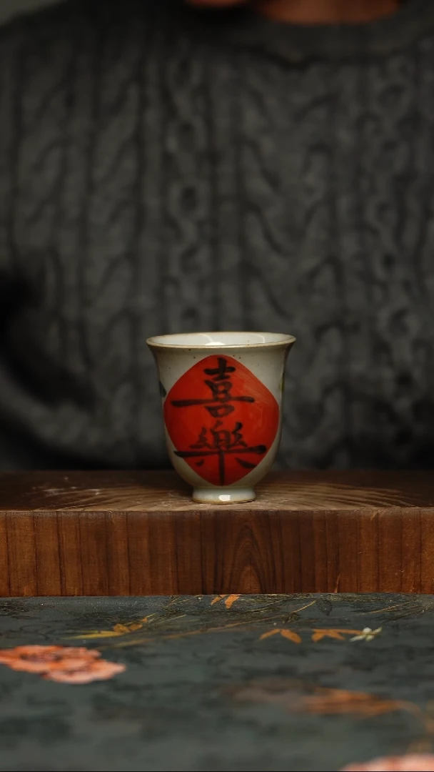 瓷片釉下彩手工手绘同款陶器