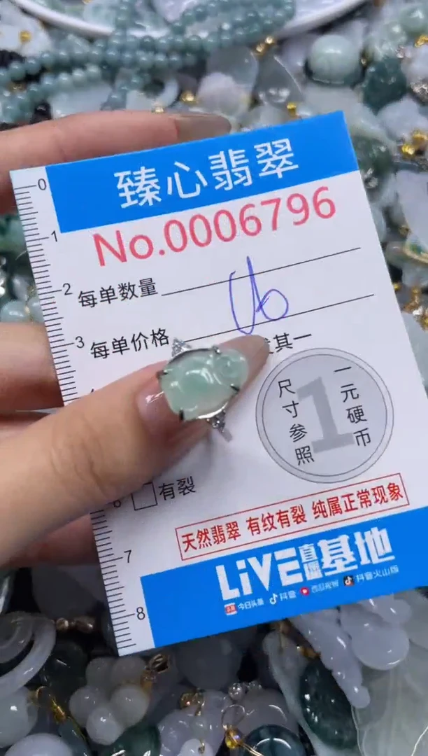 颈饰未镶嵌翡翠6796