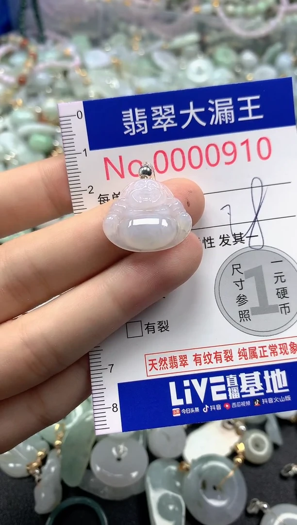 翡翠未镶嵌吊坠(不含链)910