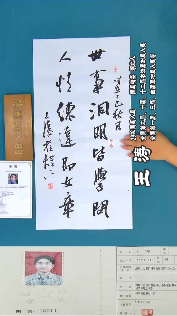 书法38R王涛书法作品