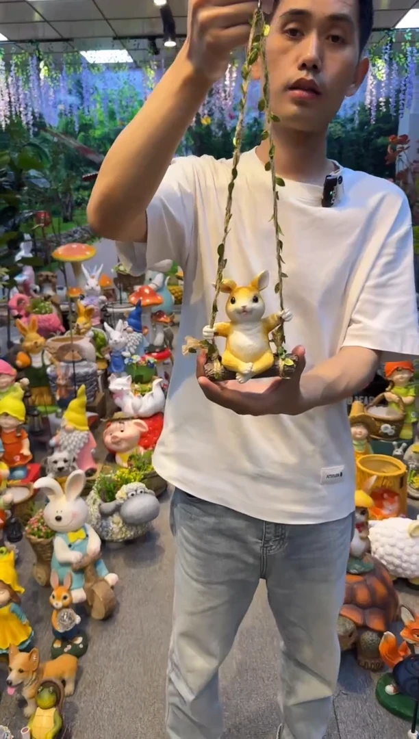 无花朵花园庭院摆件&00&