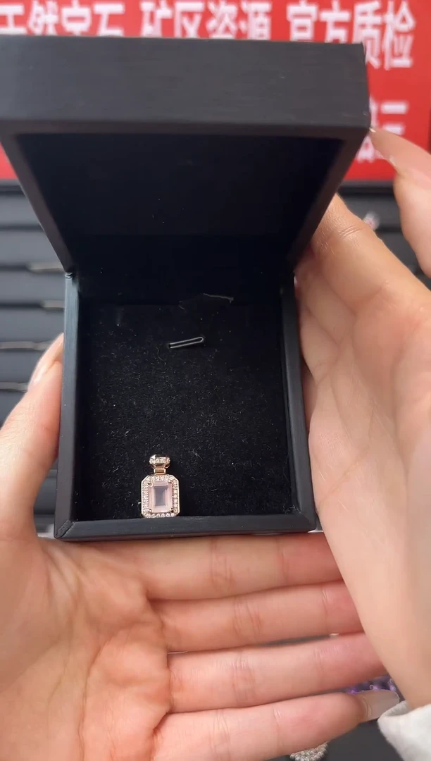 吊坠(不含链)银S925镶嵌水晶吊坠