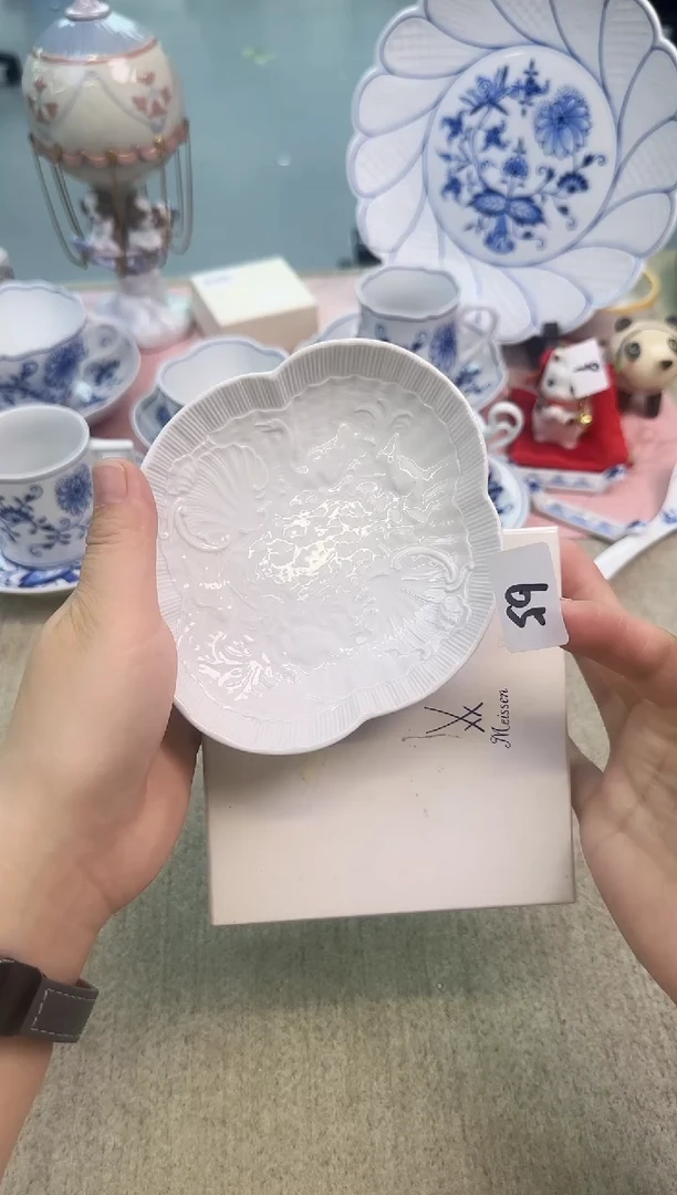 瓷片带原盒瓷片辰辰瓷器美到爆