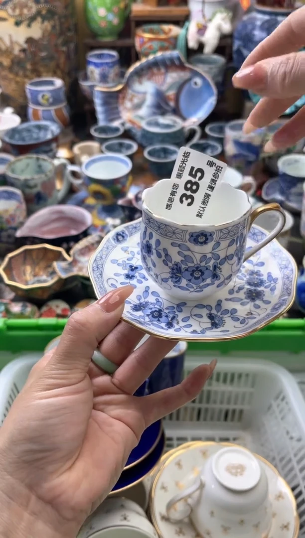 瓷片迷***车385号六六工艺品瓷器脱金放漏