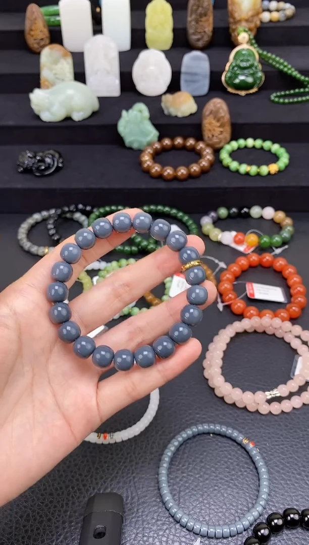 未镶嵌和田玉挂件老型手串金版