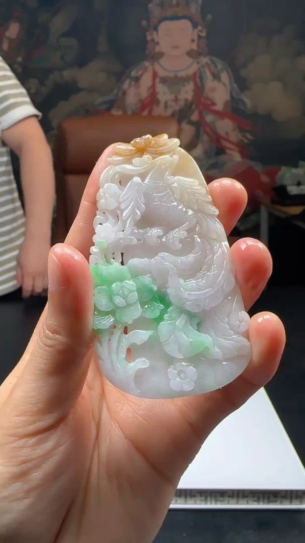 【闪购商品】定制翡翠未镶嵌L-@@QJXC11834