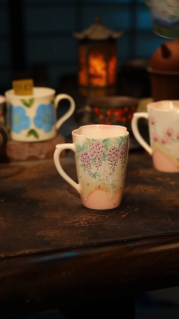 陶瓷景德镇高温釉下彩手工手绘款式